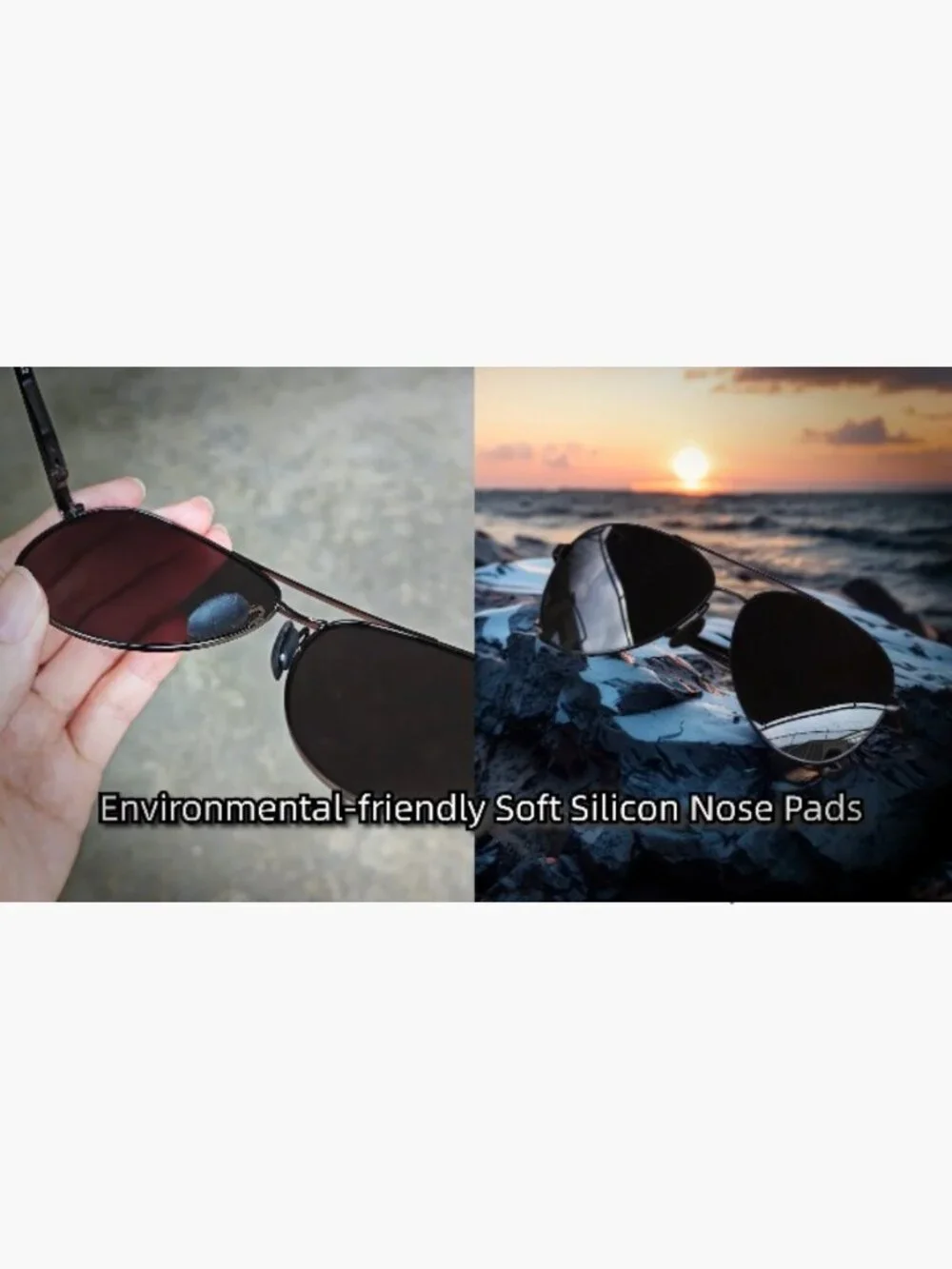 Polarized Aviator Sunglasses UV400 Driving Shades